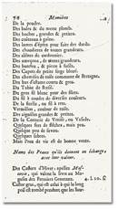 Liste de marchandises, dans Mémoires de l’Amérique septentrionale ou suite des voyages - [Page 70]