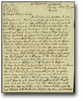 Letter dated 18 May 1916, from Emily Gray to her sons Wally and Charlie