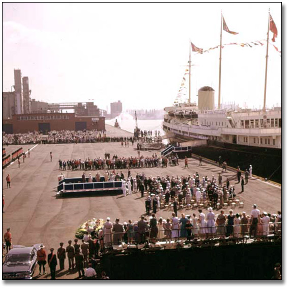 Photo: The Royal Yacht Britannia in Toronto Harbour