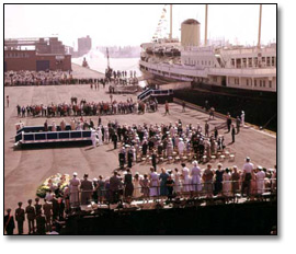 Photo: The Royal Yacht Britannia in Toronto Harbour