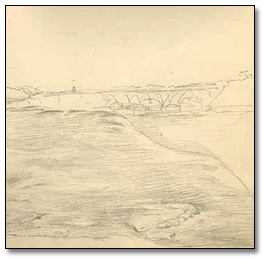 Rough sketch of Niagara Falls