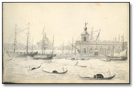 View From the Hôtel d'Europe at Venice, 1819