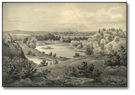 [Ottawa] the Rideau River from the Hog's Back, [vers 1876]