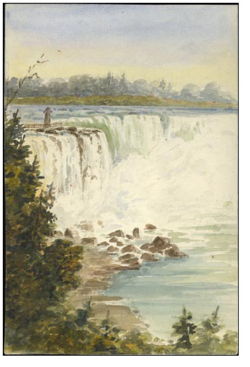 [Niagara Falls] Horshoe [Fall] from American side, 1873