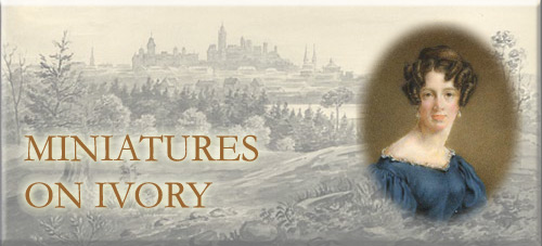 Anne Langton - Gentlewoman, Pioneer Settler and Artist: Miniatures on Ivory - Page Banner
