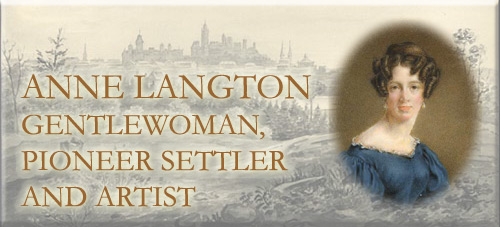 Anne Langton: Gentlewoman, Pioneer Settler and Artist - Page Banner