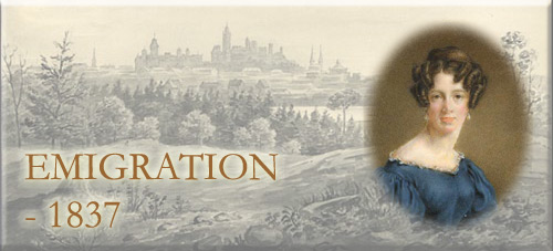 Anne Langton - Gentlewoman, Pioneer Settler and Artist: Emigration - Page Banner