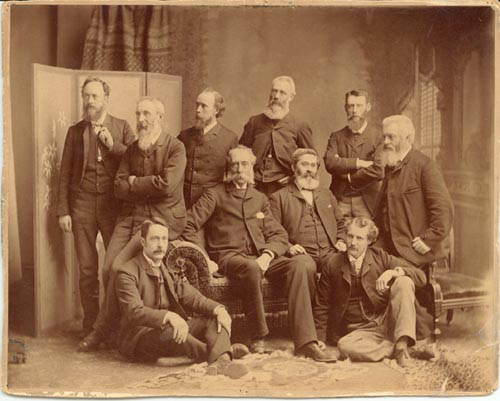 Photo: Ontario Society of Artists Members, 1889