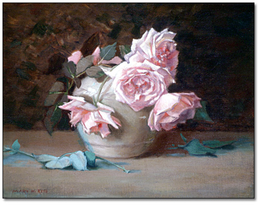 Oil on canvas: Roses, [n.d.]