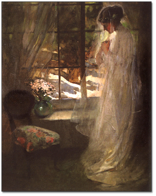 Oil on canvas: The Threshold, 1913