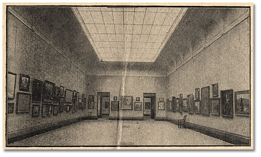 Interior Gallery of the Art Museum of Toronto opened April 4, 1918