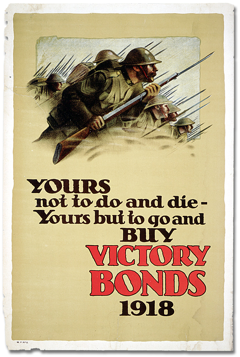 War Poster - Victory Bonds: Yours Not to Do or Die [Canada], [ca. 1918]