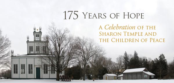 175 Years of Hope: A Celebration of the Sharon temple and The Children of Peace - Page Banner