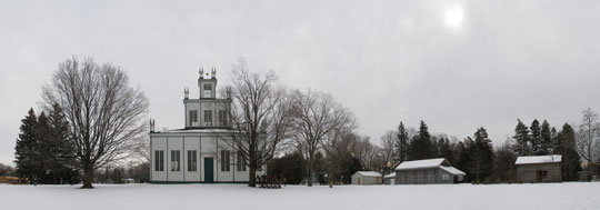 Photo: The Sharon Temple national historic site, completed in 1832