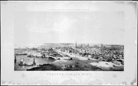 Lithograph: Whitefield's original views of North American cities, no. 30, Toronto, Canada West, 1854 