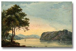 Watercolour: A Bend in the St. Lawrence, [ca. 1792]