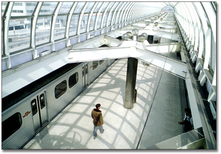 Yorkdale Subway Station Platform, May 1981