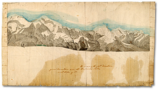 Sketches of elevations or mountains, [ca. 1809] - 03