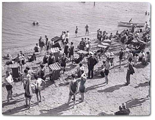 Photographie : Plage Sunnyside, Toronto, juillet 1924