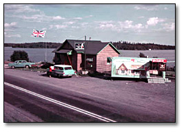 Photographie : Centre de réception, Kenora, 1958 