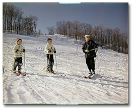 Photographie : Skieurs, Huntsville, 1960