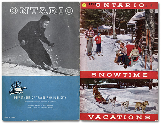 Cover: Ontario Snowtime Vacations, [ca. 1948]