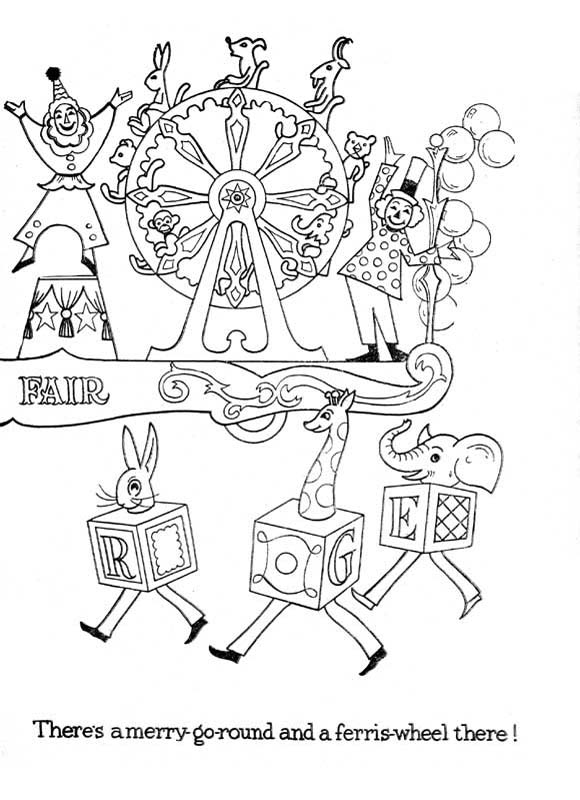 Eaton's Santa Claus Parade Colouring Book, Page 25