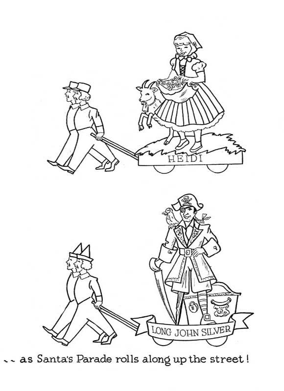 Eaton's Santa Claus Parade Colouring Book, Page 7