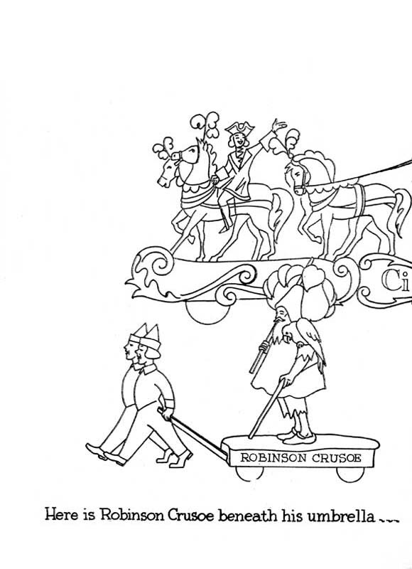 Eaton's Santa Claus Parade Colouring Book, Page 8