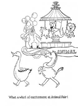 Go to: Eaton's Santa Claus Parade Colouring Book, page 24