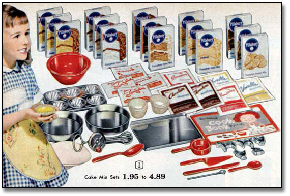 Eaton's Christmas Catalogue, 1962: Child's baking set