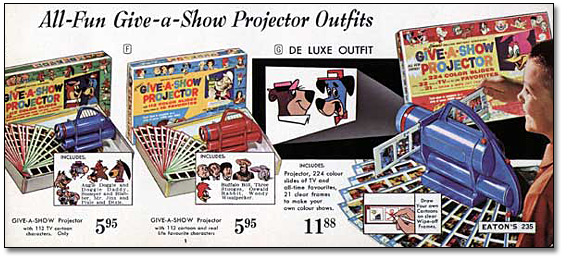 Eaton's Christmas Catalogue, 1962: GIve-a-Show  Projector