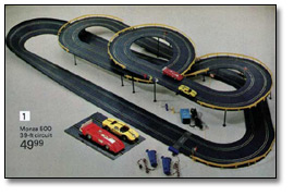 Christmas Catalogue, 1975: Slot car set