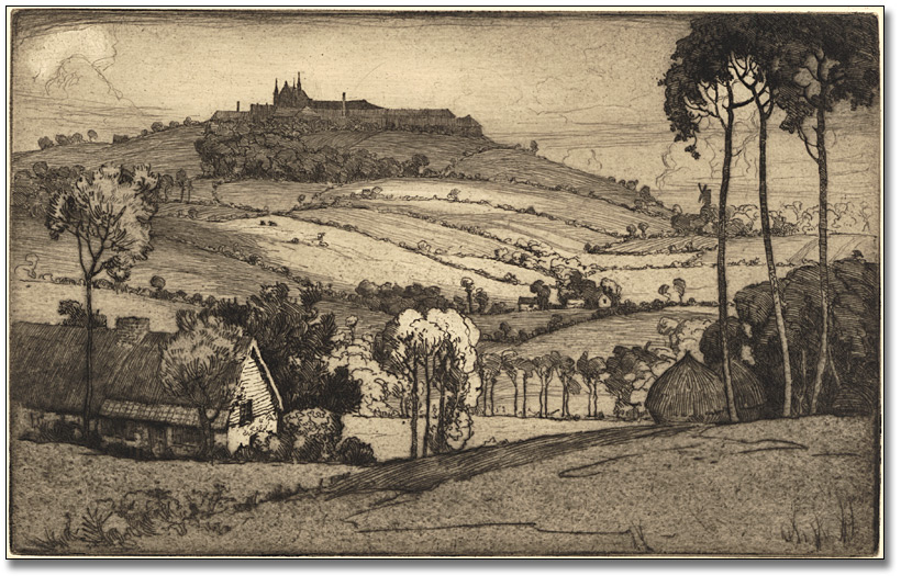 Ruins of the Monastery, Mont des Cats, octobre 1917