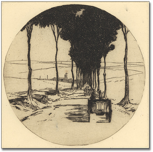 Soldiers on the road Albert, France [vers 1917] 