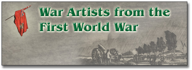 War Artists from the First World War - Page Banner