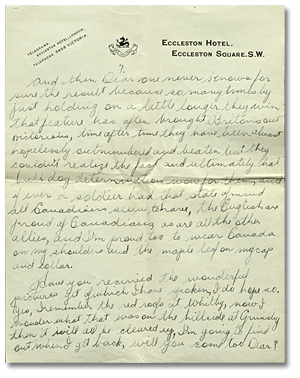 Letter from Harry Mason to Sadie Arbuckle, July 13, 1916