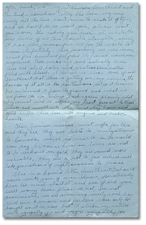 Letter from Harry Mason to Sadie Arbuckle, April 22, 1917