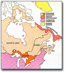 Map of Ontario Boundaries - 1867