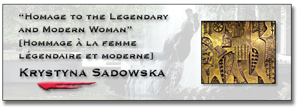Les arts à Queens Park : l'édifice Macdonald - Homage to the Legendary and Modern Woman [Hommage à la femme légendaire et moderne] - Krystyna Sadowska bannière