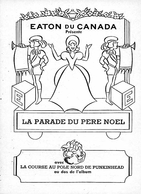 Un livre à colorier de la Parade du Père Noël pour 1960 - Page 1
