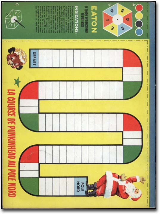 Un livre a colorier de la Parade du Pere Noël pour 1960 (arrière)