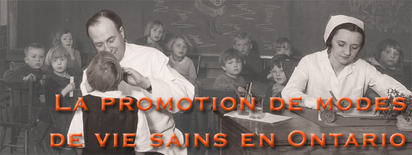 La promotion de modes de vie sains en Ontario - bannière