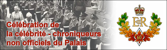Célèbrent le Jubilé de la Reine Elizabeth II : Célébration de la célébrité - chroniqueurs non officiels du Palais - bannière et barre de navigation