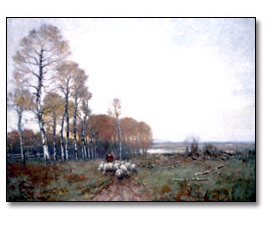 Huile sur toile : October, [octrobre], 1904