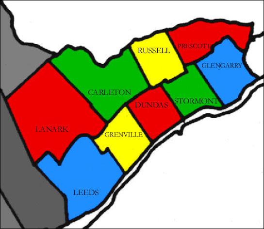 Map of Eastern Ontario