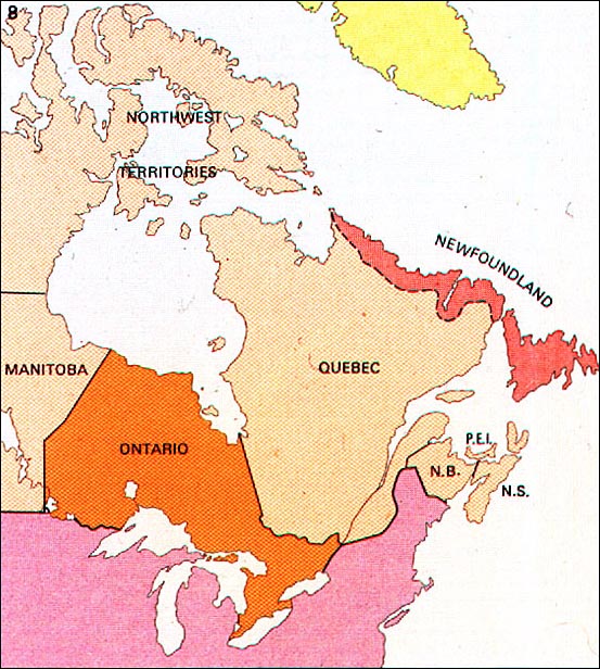 Map of Ontario Boundaries - 1912