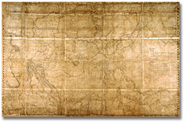 Map of the North-West Territory of the Province of Canada by David Thompson, 1814