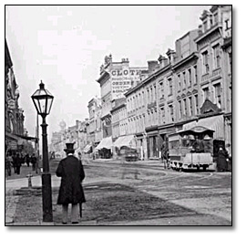 Photo: View of King Street, looking east from Yonge Street, Toronto, 1878