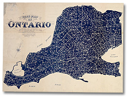 Ontario Road Map